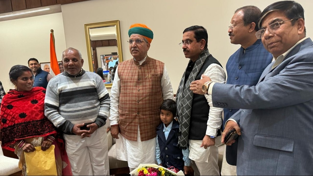 6 साल के ‘रेलमंत्री’ ने संसद में की मंत्री अर्जुन मेघवाल से मुलाकात, दिलचस्प है उसकी कहानी, Video