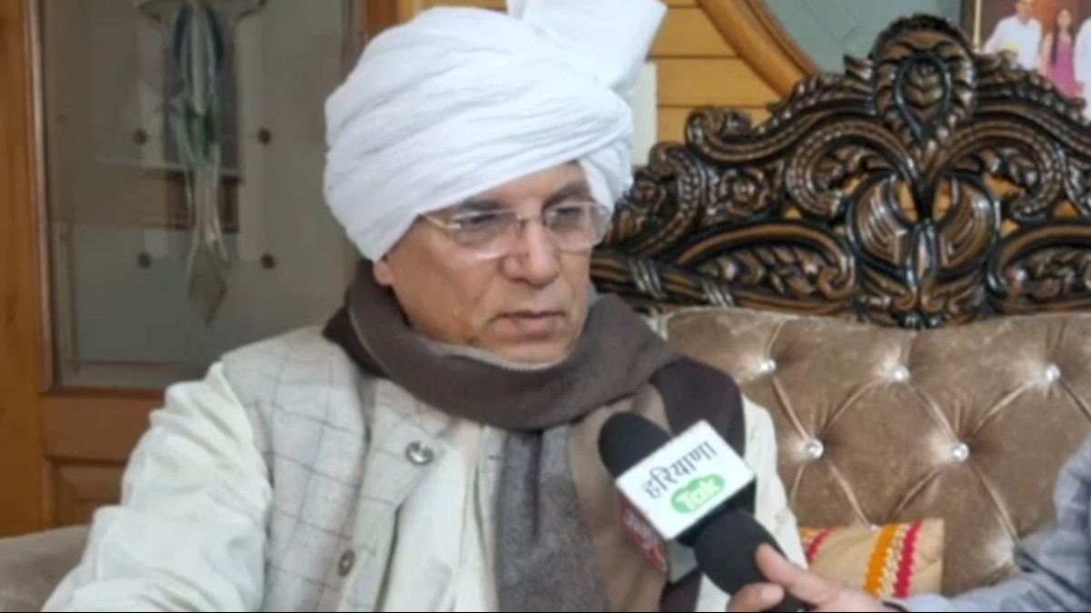 भजन लाल की सरकार में हरियाणा के श्रम मंत्री रहे कृष्णमूर्ति हुड्डा.