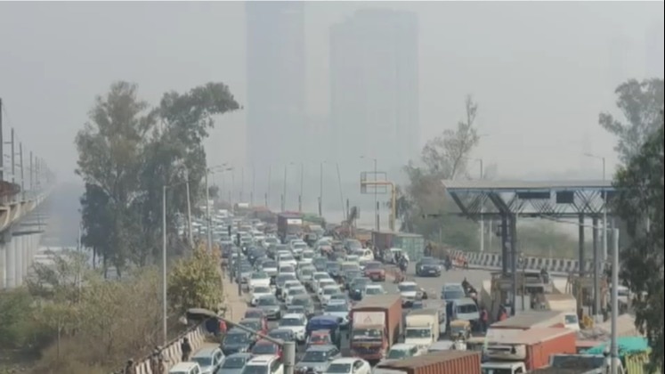 कालिंदी कुंज पर भीषण जाम