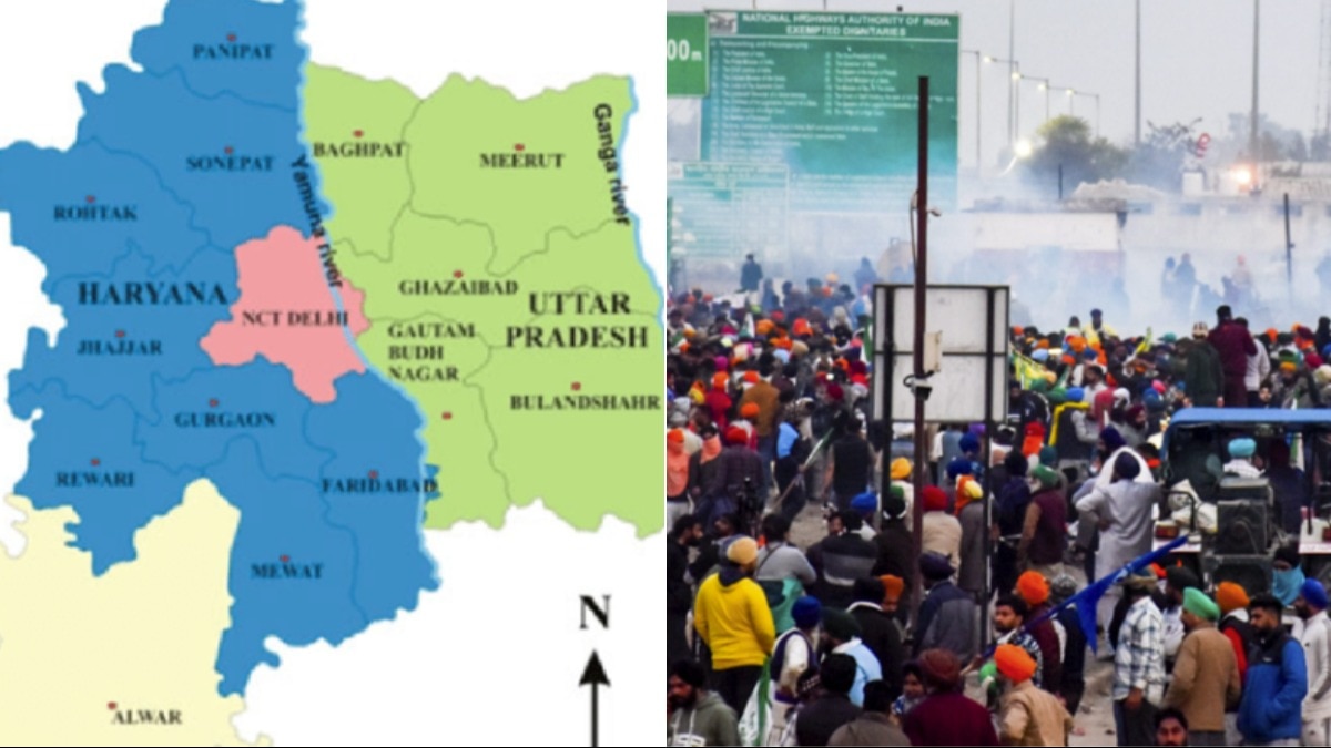 Farmers Protest in map