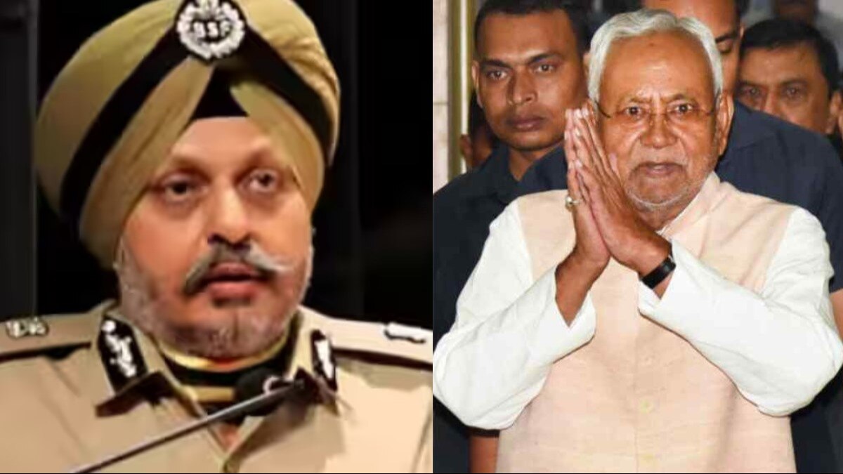 आरोपी ने बिहार के डीजीपी आरएस भट्टी को मैसेज भेजकर सीएम नीतीश को बम से उड़ाने की धमकी दी थी. (PTI Photo)