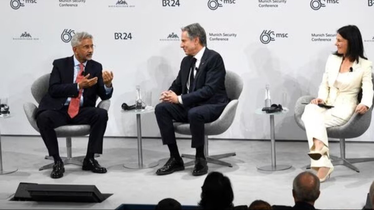 S Jaishankar Antony Blinken and Annalena Baerbock 