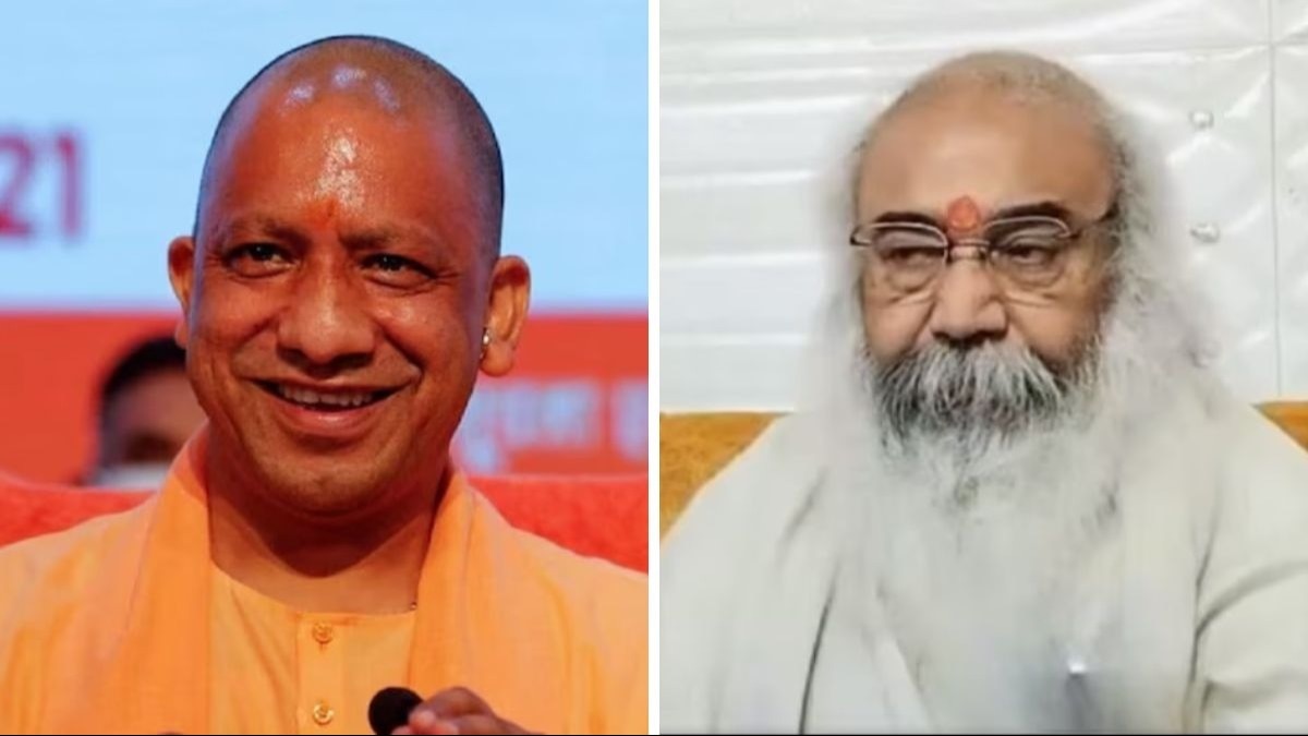 योगी आदित्यनाथ और आचार्य प्रमोद कृष्णम