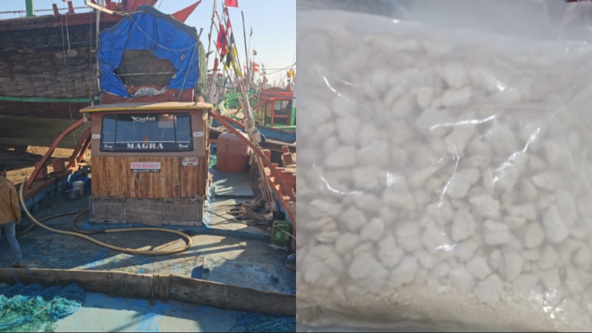 Gujarat Police seized heroin worth Rs 350 crore from Veraval port.