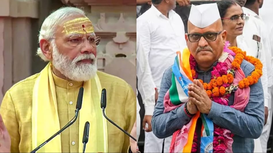 यूपी कांग्रेस अध्यक्ष अजय राय ने कहा कि 2024 के लोकसभा चुनाव में वाराणसी में पीएम मोदी को जमीन दिखा देंगे. (ANI Photo) यूपी कांग्रेस अध्यक्ष अजय राय ने कहा कि 2024 के लोकसभा चुनाव में वाराणसी में पीएम मोदी को जमीन दिखा देंगे. (ANI Photo)