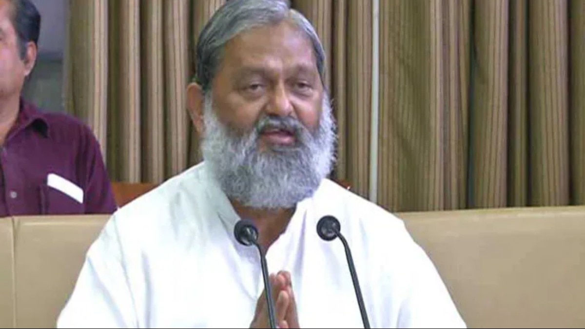 हरियाणा के गृह मंत्री अनिल विज. (ANI Photo)