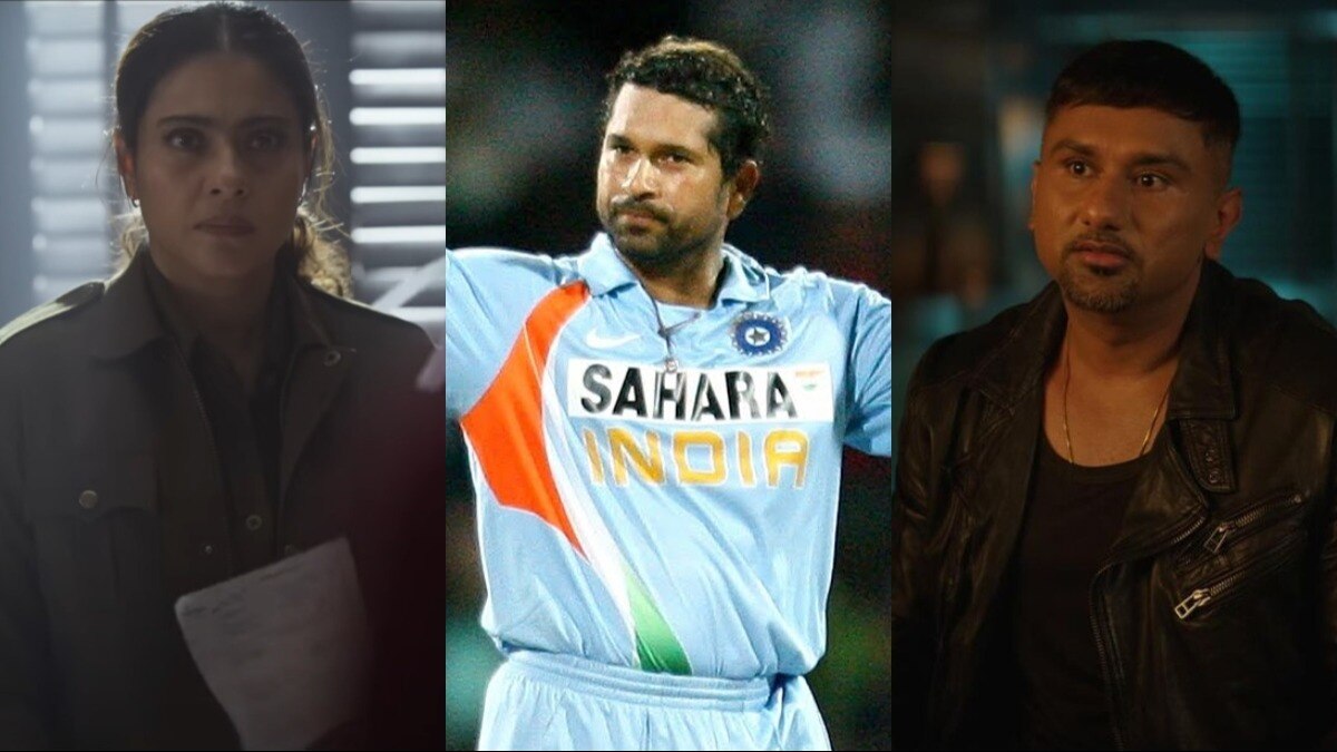 काजोल, सचिन तेंदुलकर, हनी सिंह