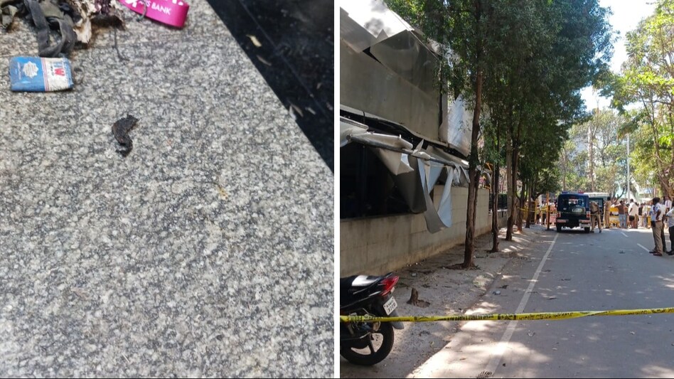 धमाके के बाद की एक तस्वीर