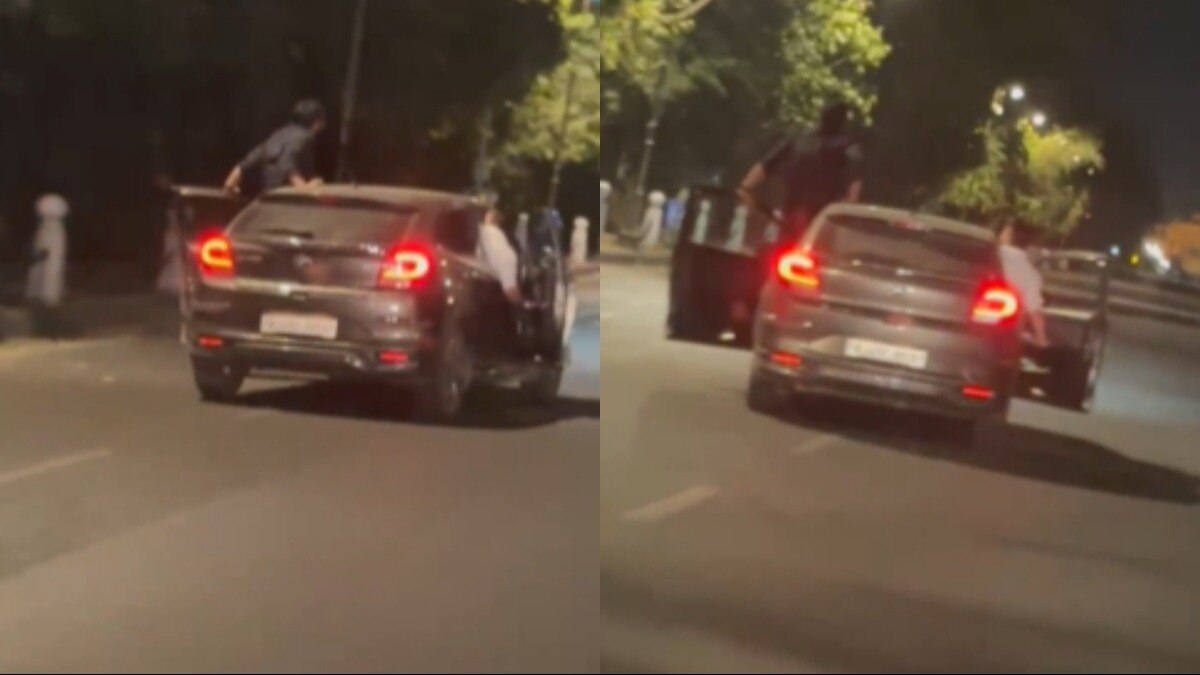 शराब के नशे में स्टंटबाजी.