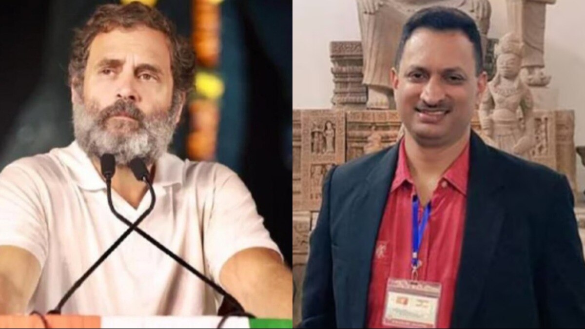 राहुल गांधी और अनंत हेगड़े. (फाइल फोटो)