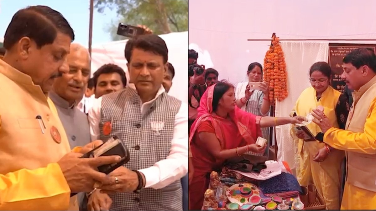 CM मोहन यादव ने खरीदी जैकेट. 