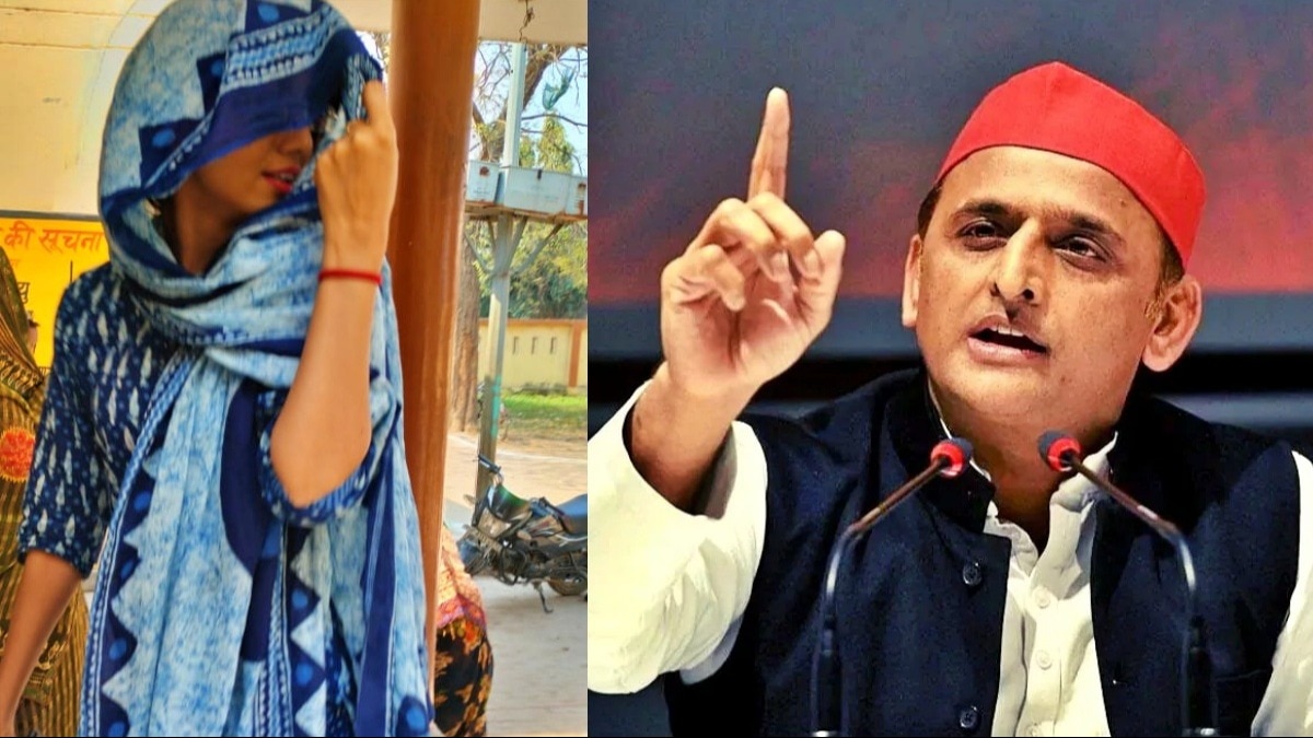 एसडीएम कृति राज और अखिलेश यादव 