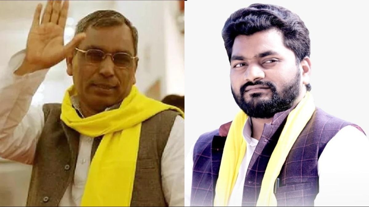 ओम प्रकाश राजभर और अरविंद राजभर. (फाइल फोटो)