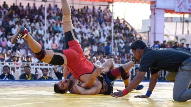 Wrestling (@Getty)