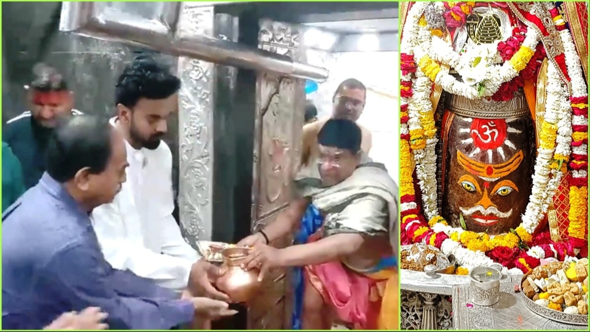 KL Rahul Visit Mahakal Mandir (PTI)