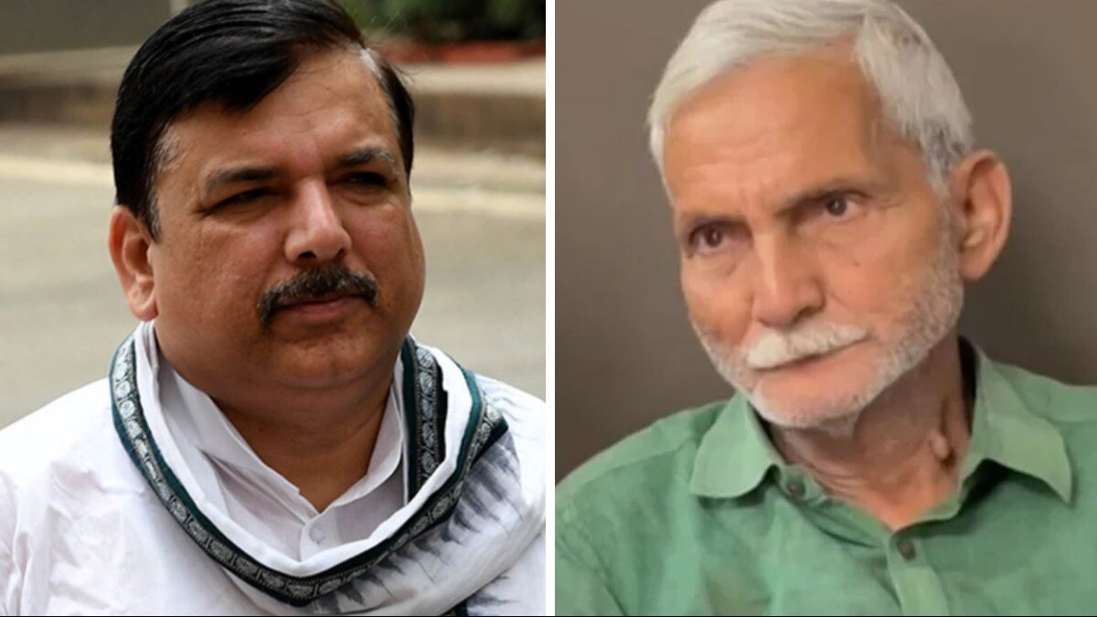 संजय सिंह और उनके पिता दिनेश सिंह