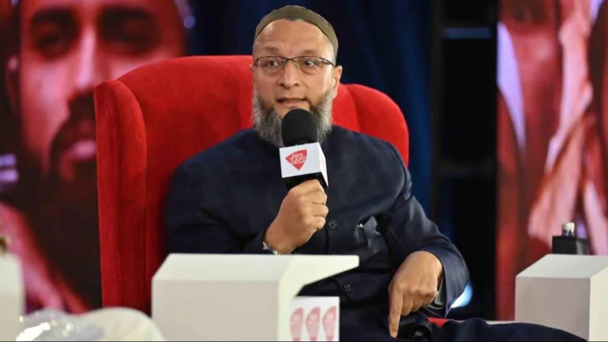 AIMIM चीफ और हैदराबाद के सांसद असदुद्दीन ओवैसी. (फोटो: आजतक)