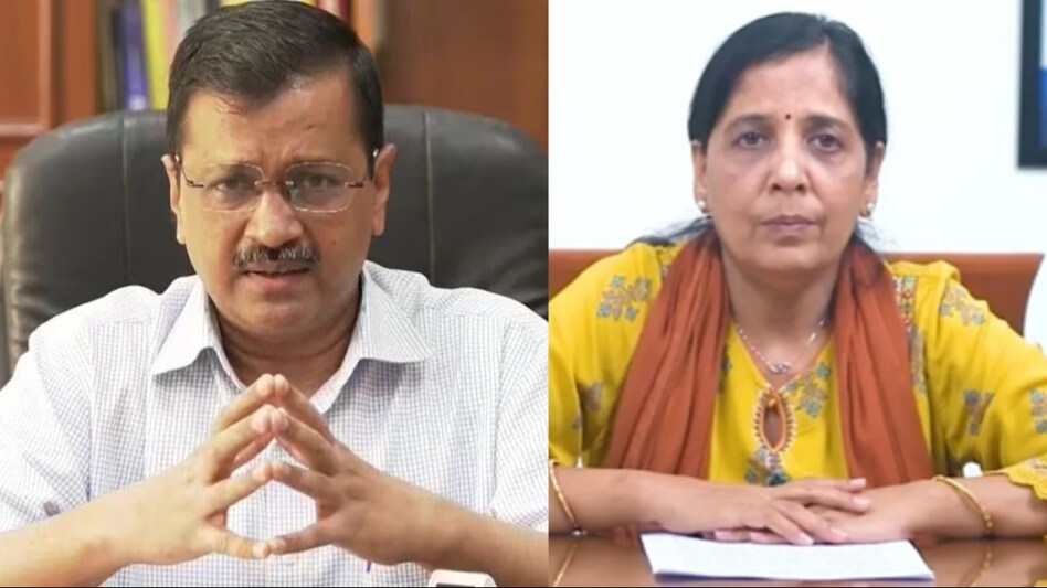 AAP ने आरोप लगाया है कि सुनीता केजरीवाल को तिहाड़ जेल में अरविंद केजरीवाल से आमने-सामने की मुलाकात नहीं करने दी गई. (ANI Photo)