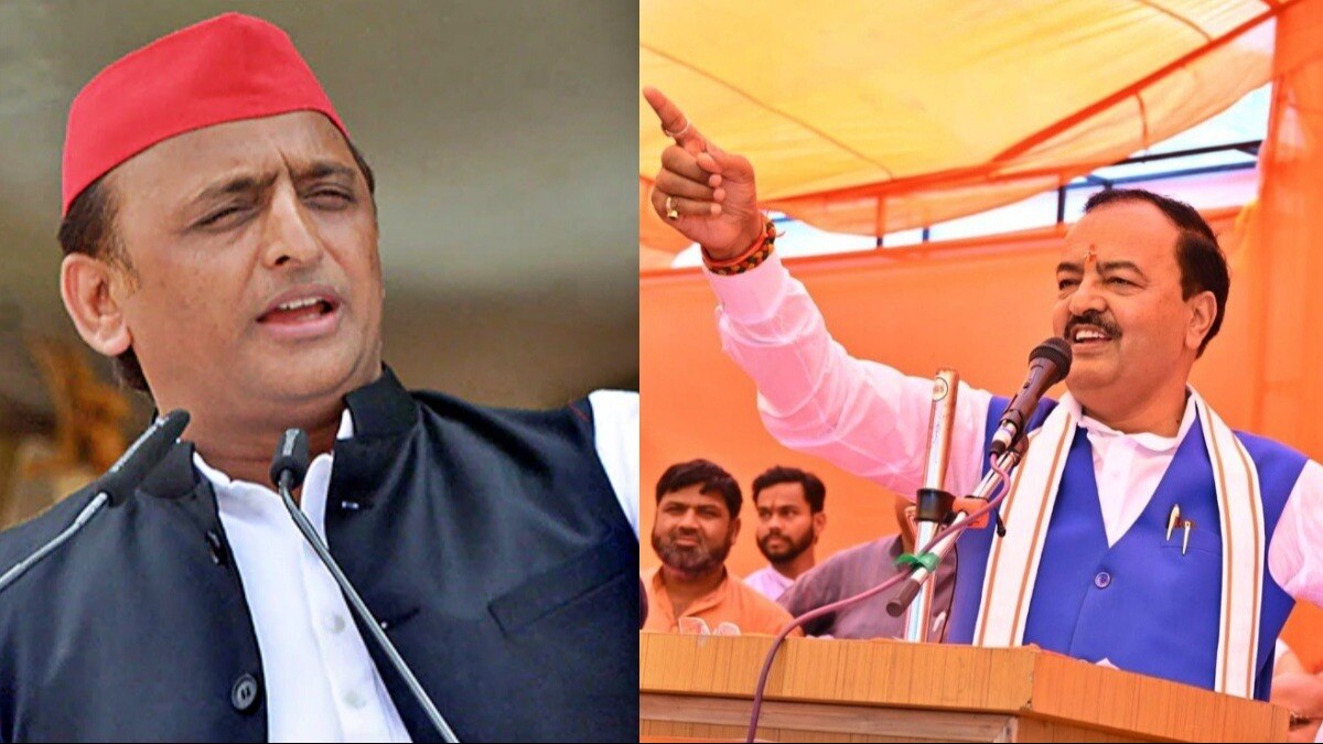 अखिलेश यादव और केशव मौर्य 