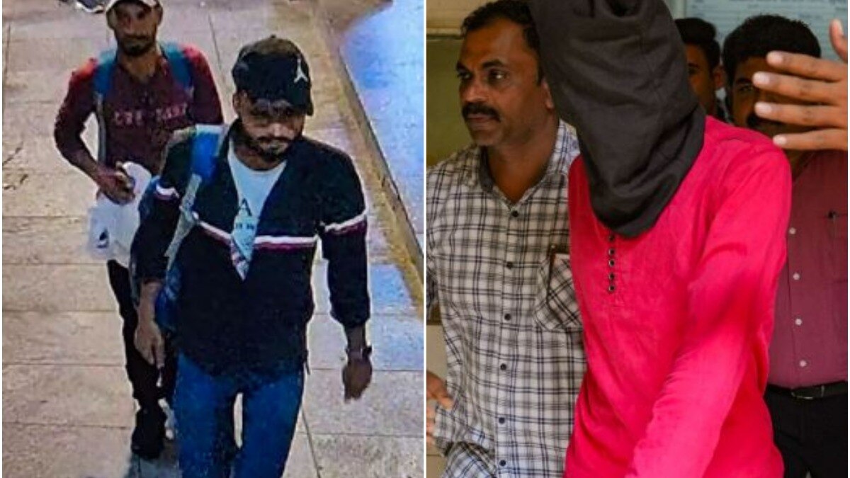 पुलिस की गिरफ्त में फायरिंग के आरोपी (फोटो- पीटीआई)