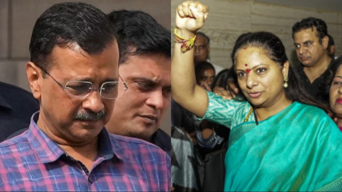 Arvind Kejriwal and K. Kavitha