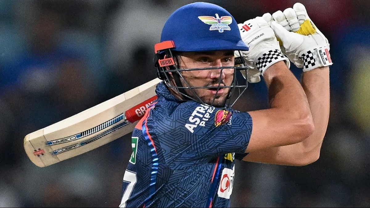 लखनऊ टीम के स्टार प्लेयर मार्कस स्टोइनिस. (@AFP)