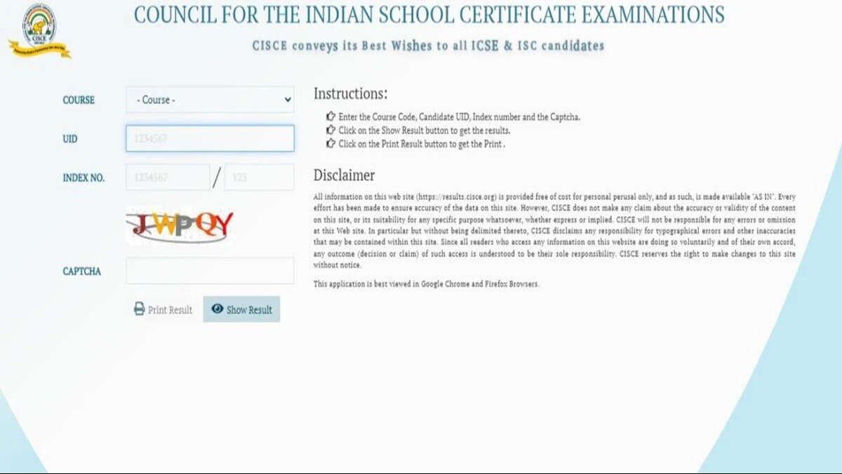 How to check CISCE, ICSE, ISC result 2024