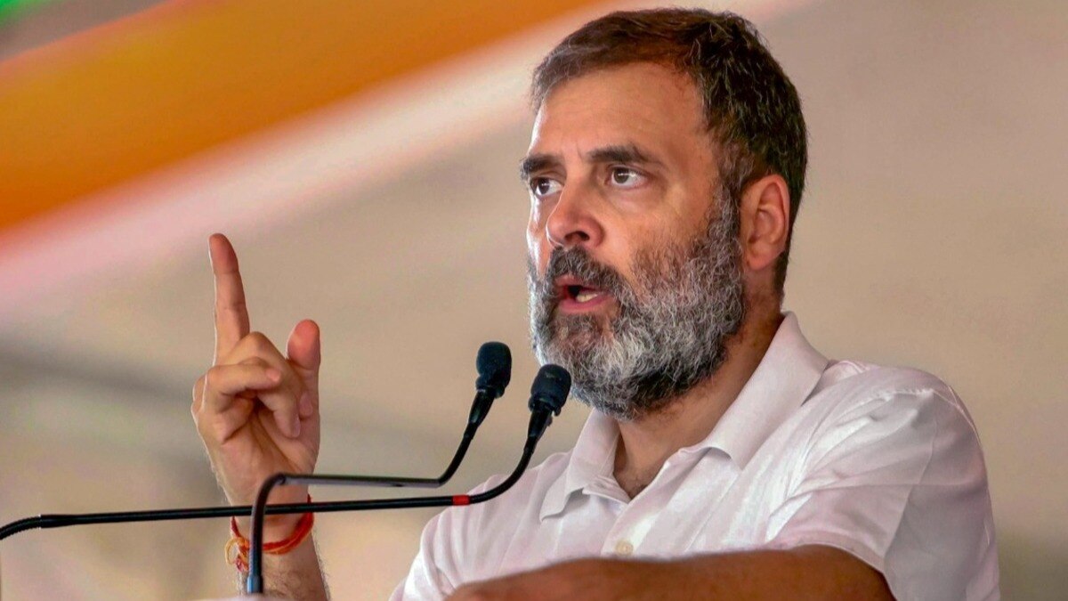 राहुल गांधी ने बीजेपी पर निशाना साधा (फाइल फोटो- पीटीआई)