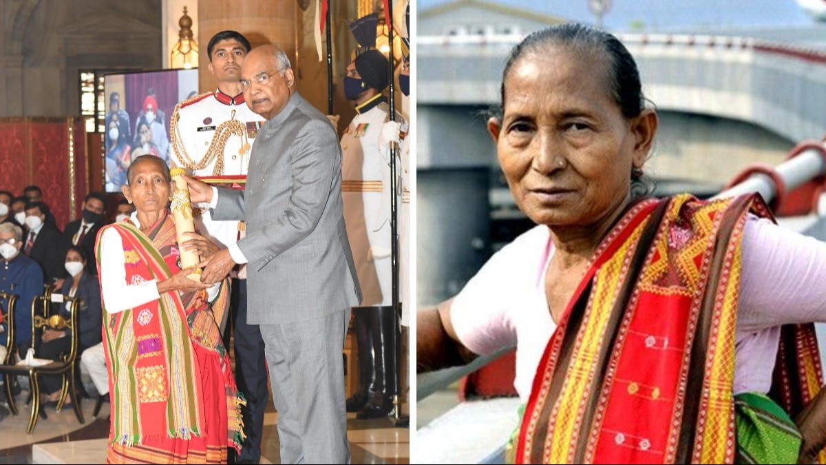 कुप्रथाओं के खिलाफ लड़ने वाली सामाजिक कार्यकर्ता पद्मश्री बिरुबाला राभा का निधन. (Photo: ANI)