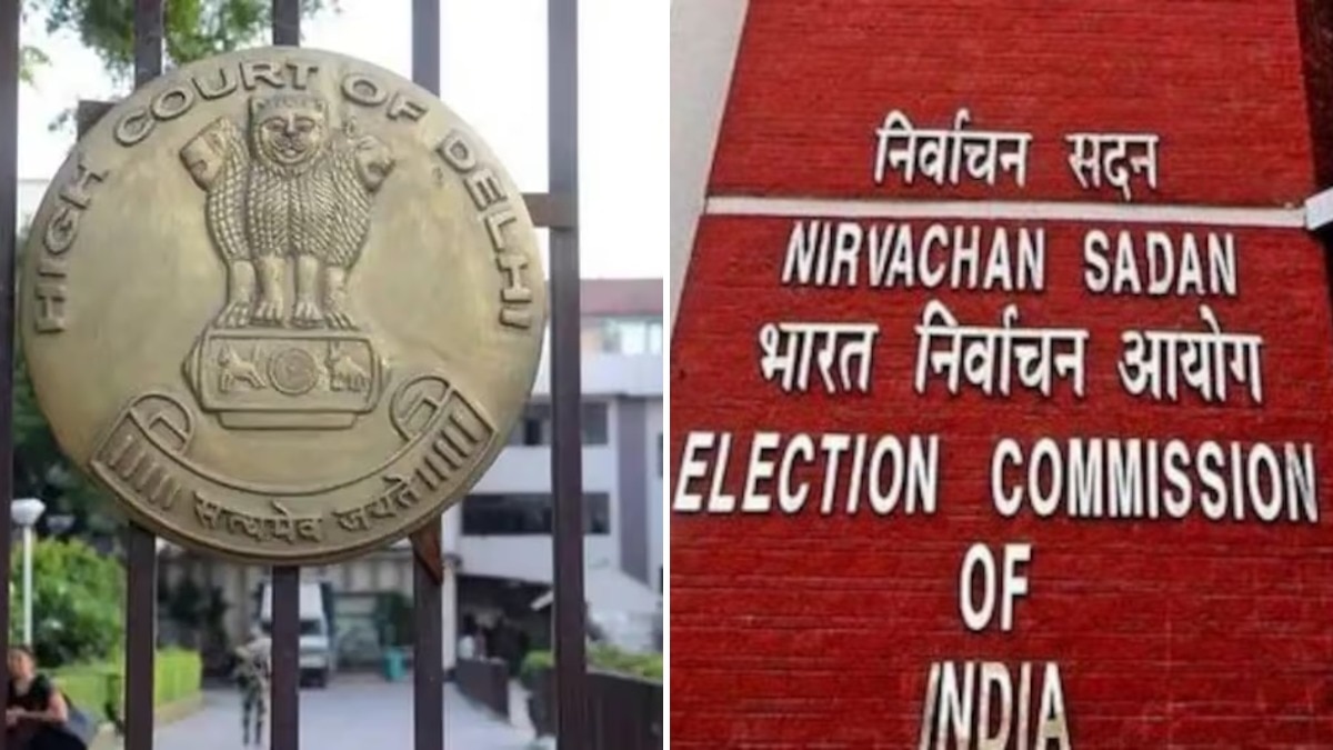 दिल्ली हाई कोर्ट और चुनाव आयोग (फाइल फोटो)