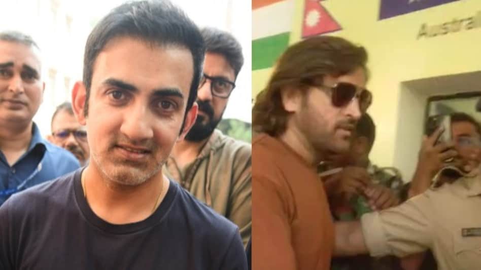 Gautam Gambhir and MS Dhoni