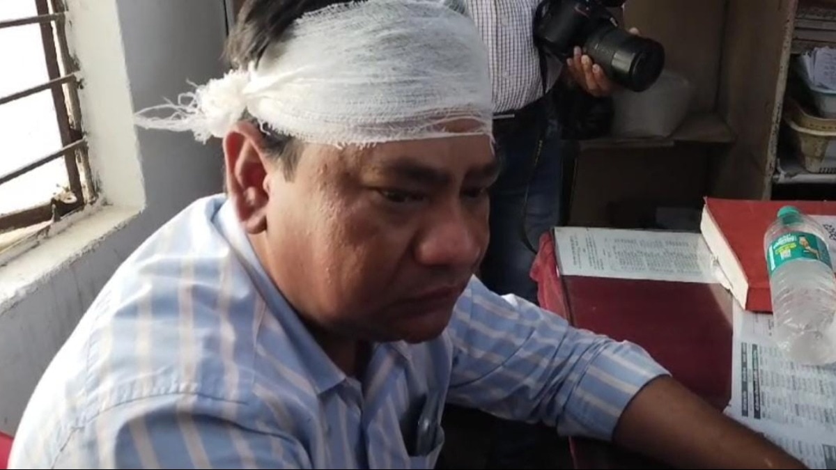 पीड़ित डॉक्टर.