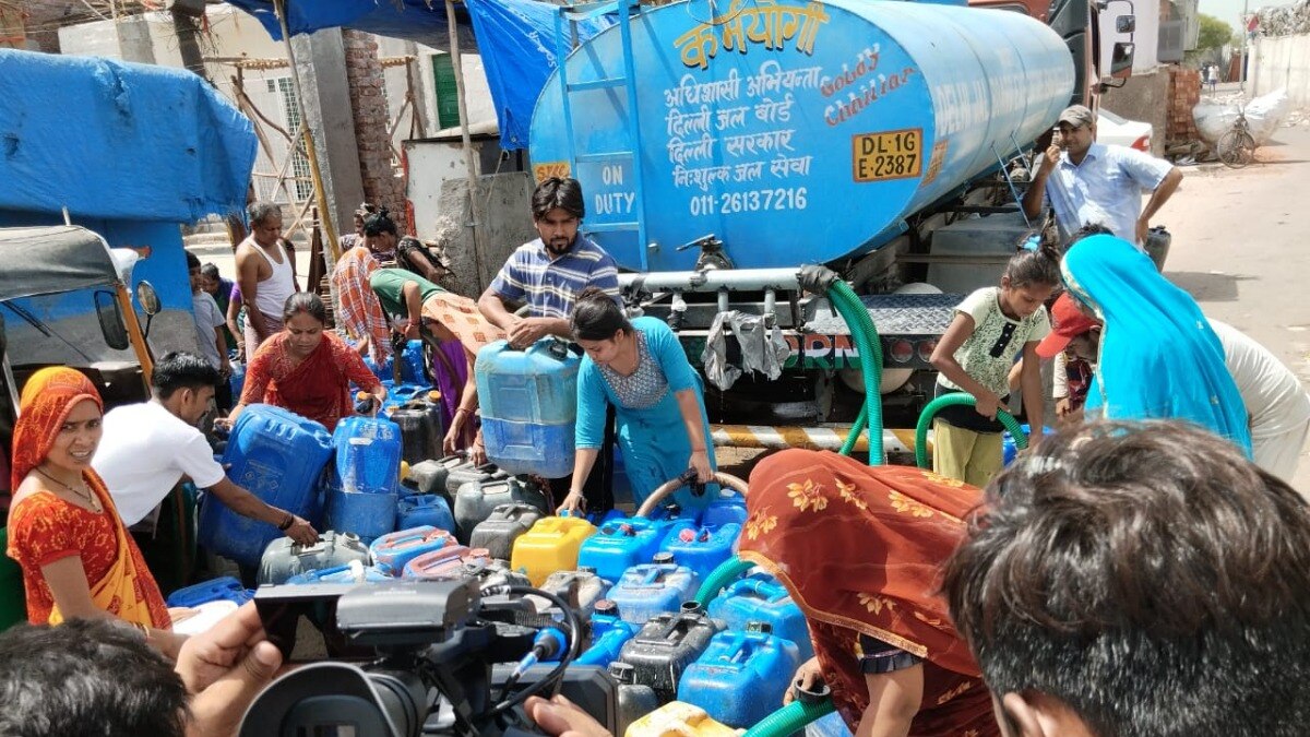 दिल्ली में पानी की किल्लत 
