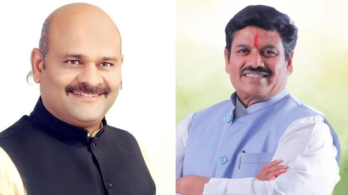 बाएं से महेश परमार और अनिल फिरोजिया. (फाइल फोटो)