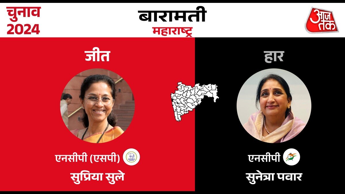 बारामती सीट पर सुनेत्रा पवार और सुप्रिया सुले के बीच है मुकाबला