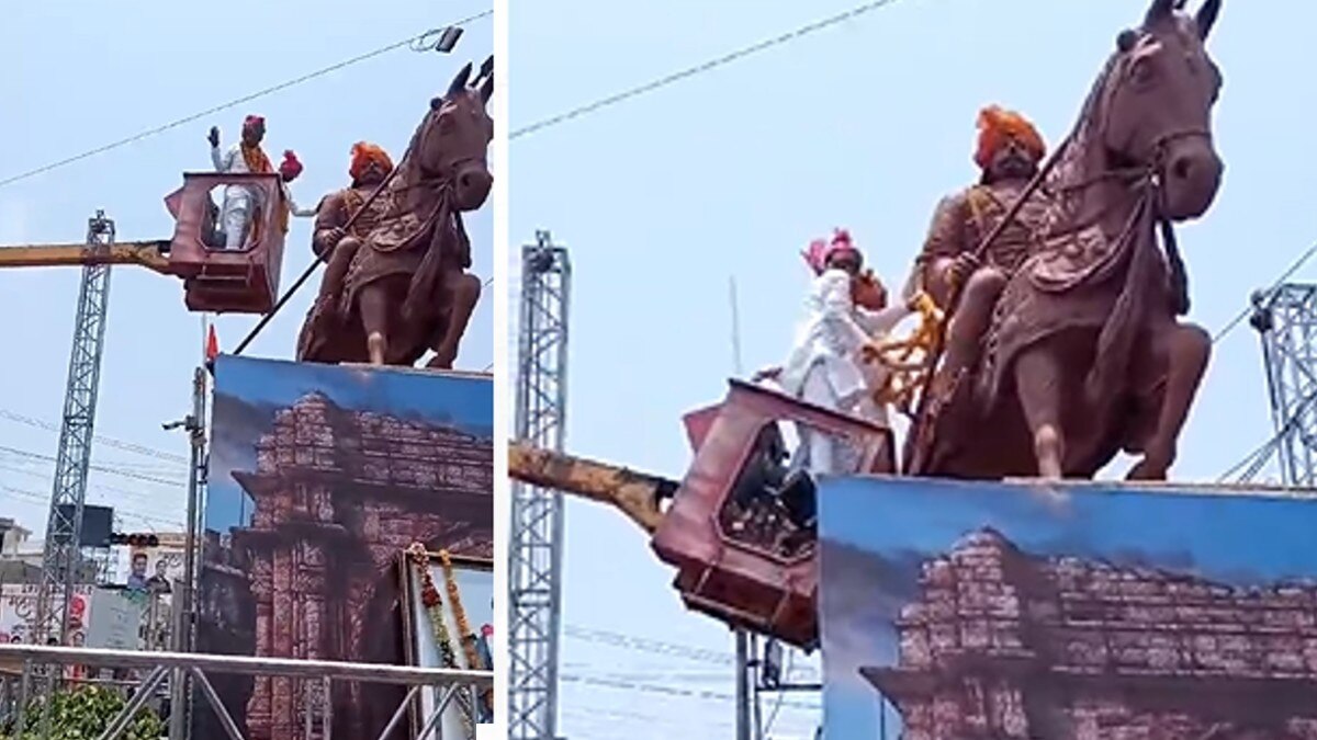 घटना के वीडियो से ली गई तस्वीरें. 