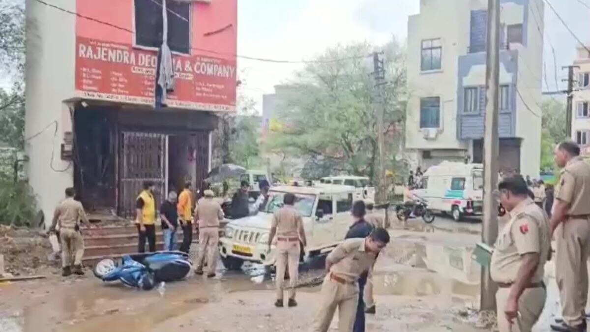 घटना के बाद मौके पर पहुंची पुलिस.