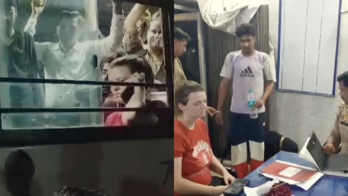 यूपी रोडवेज की बस से सफर कर रही थी अमेरिका की लड़की.
