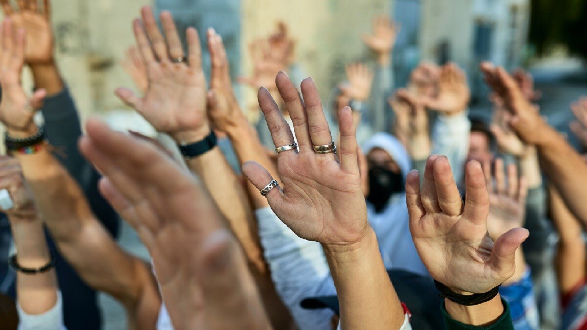 श‍िक्षक अभ्यर्थ‍ियों का प्रदर्शन, प्रतीकात्मक तस्वीर (Freepik)