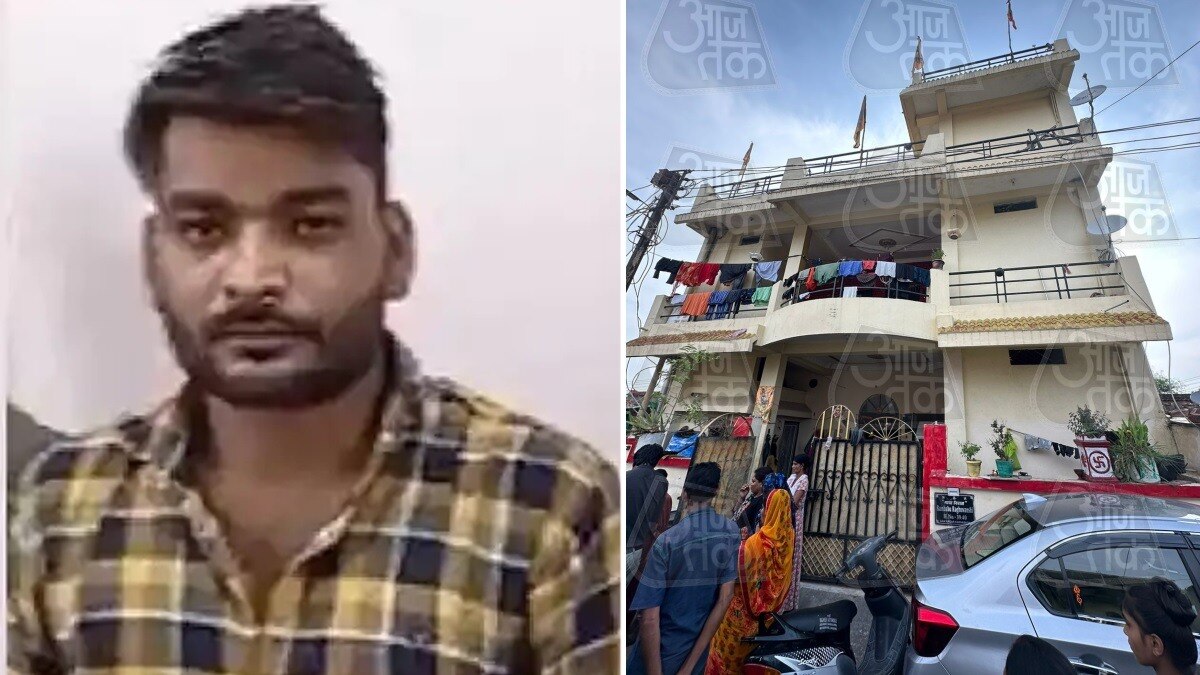 प्रिंटिंग प्रेस के कर्मचारी सुनील रघुवंशी का भोपाल में घर. (फोटो:aajtak)