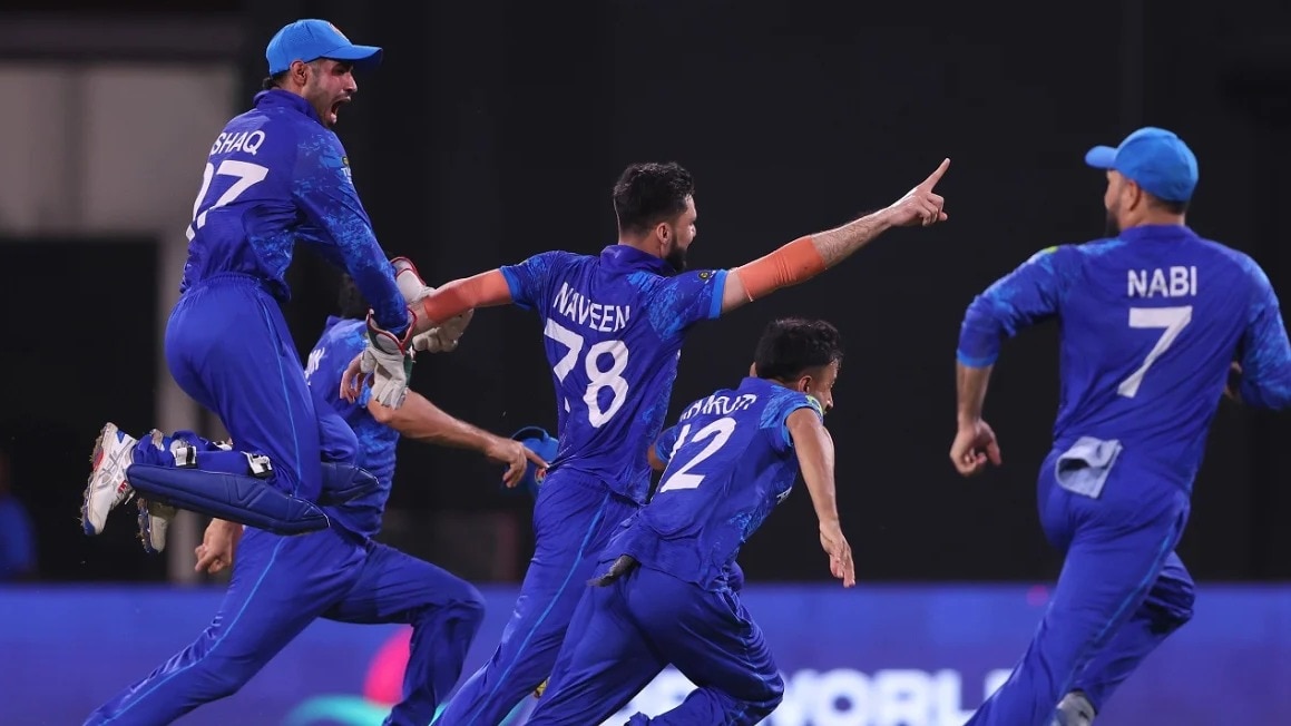 Afghanistan storm into maiden World Cup semi-finals; Australia knocked out (Credit: Getty)
