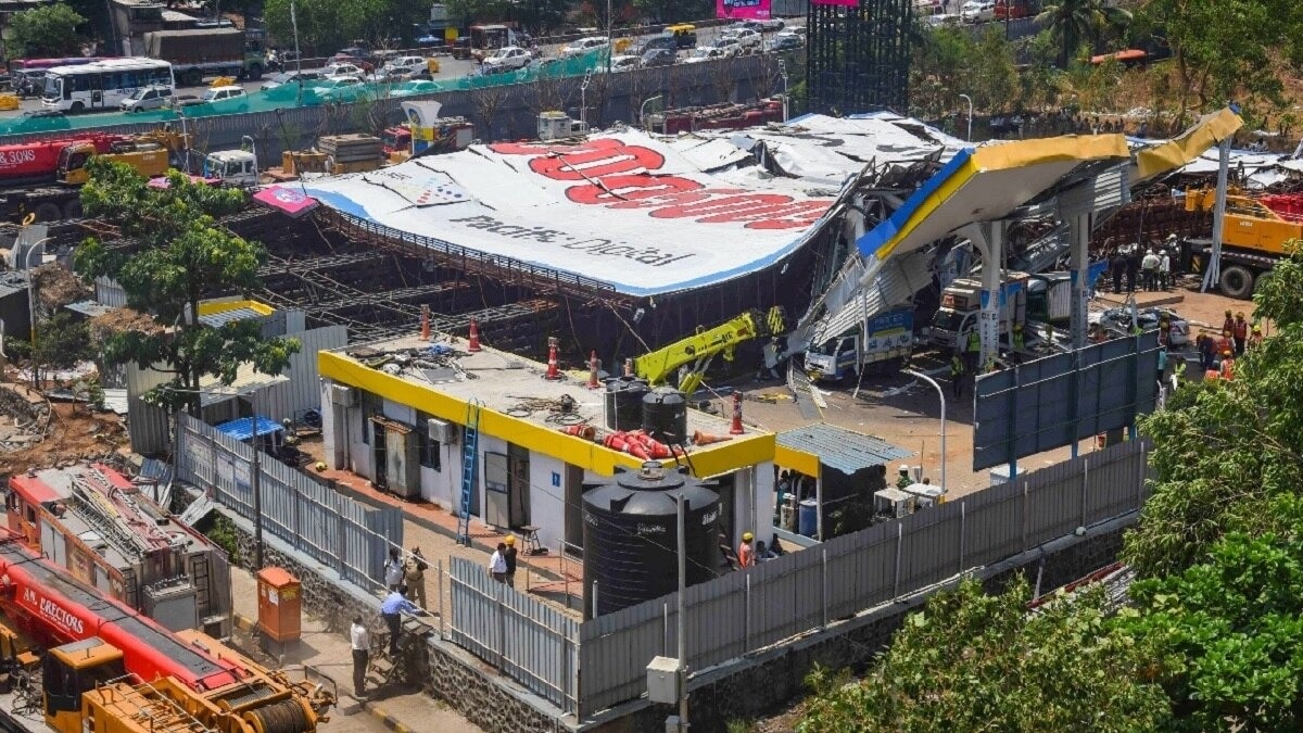 mumbai ghatkopar hoarding update grp commissioner accused of pressurising officials chargesheet police