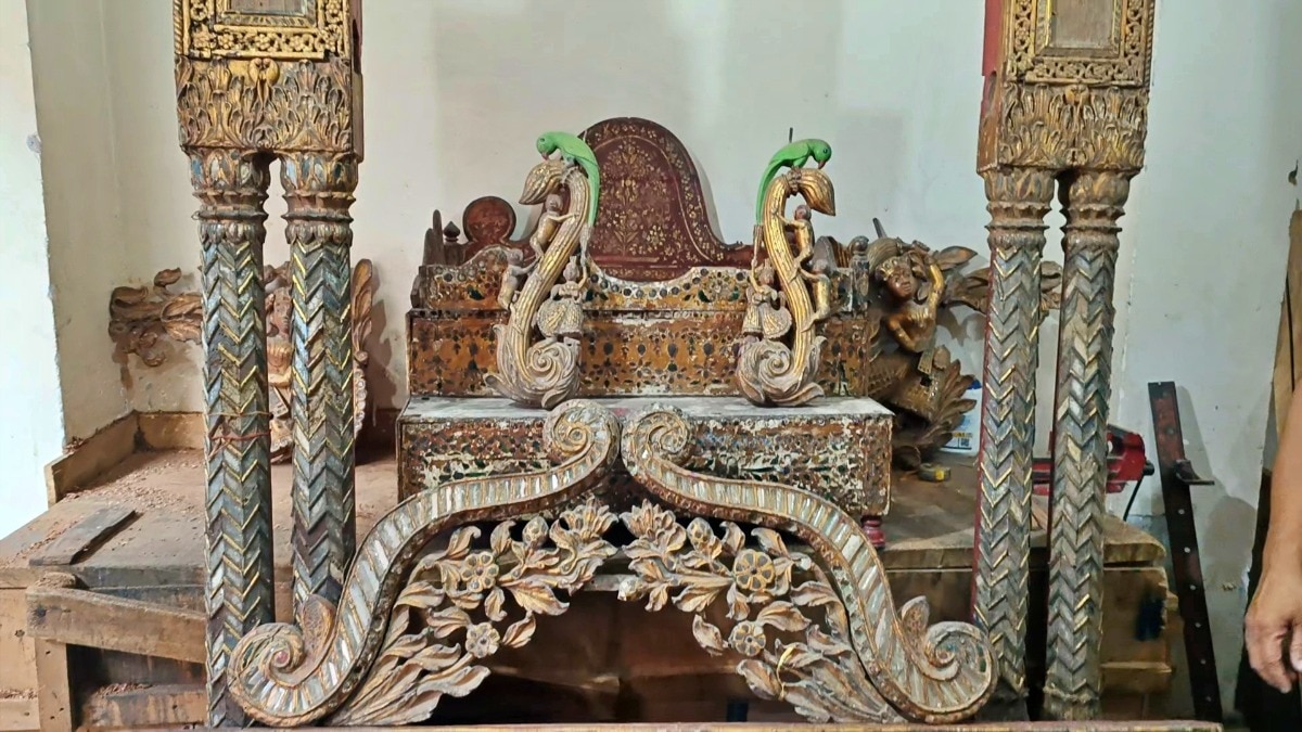 रिपेयरिंग के लिए ये झूला आया सहारनपुर 