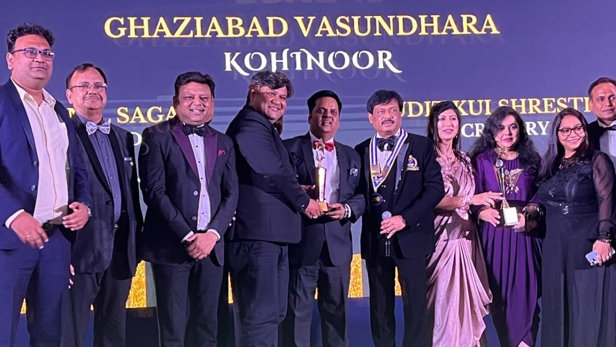  गाजियाबाद रोटरी क्लब को मिला कोहिनूर अवॉर्ड