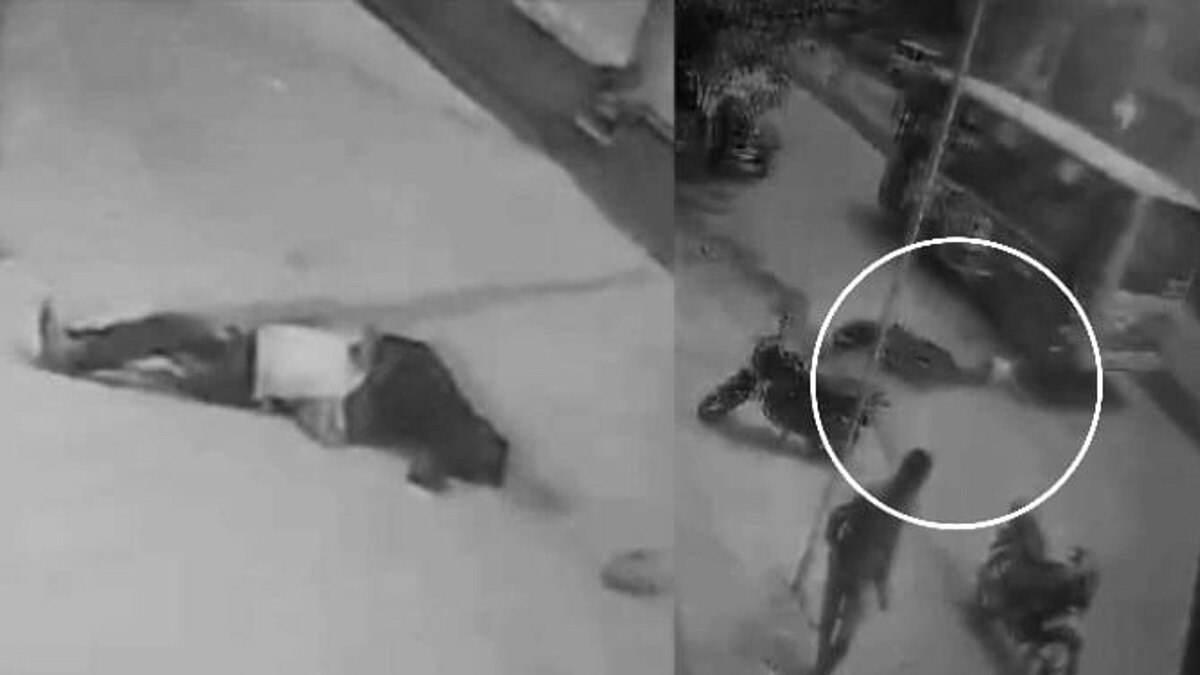 हादसे का CCTV फुटेज 