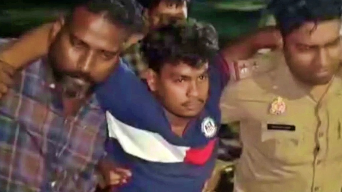 लखनऊ पुलिस की गिरफ्त में आरोपी 