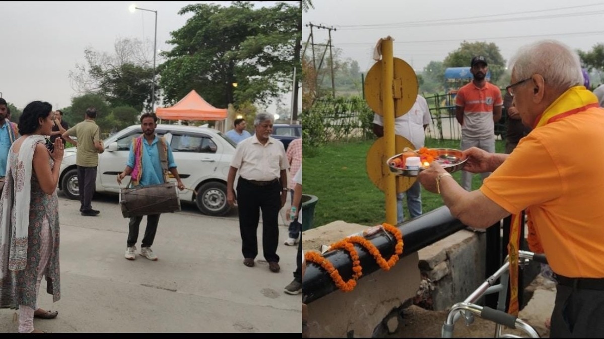 ATS प्रिस्टिन सोसायटी को मिला गंगा जल कनेक्शन.