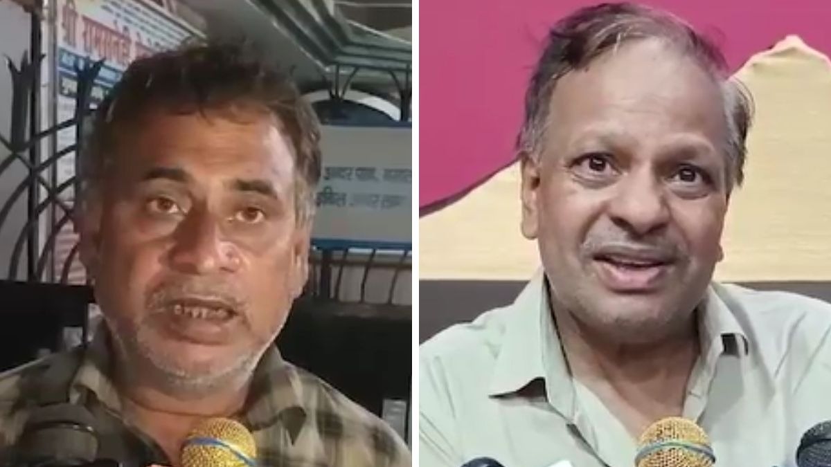 पीड़ित युवक के चाचा राधाकृष्ण दिवेदी और इलाज करने वाले डॉक्टर.