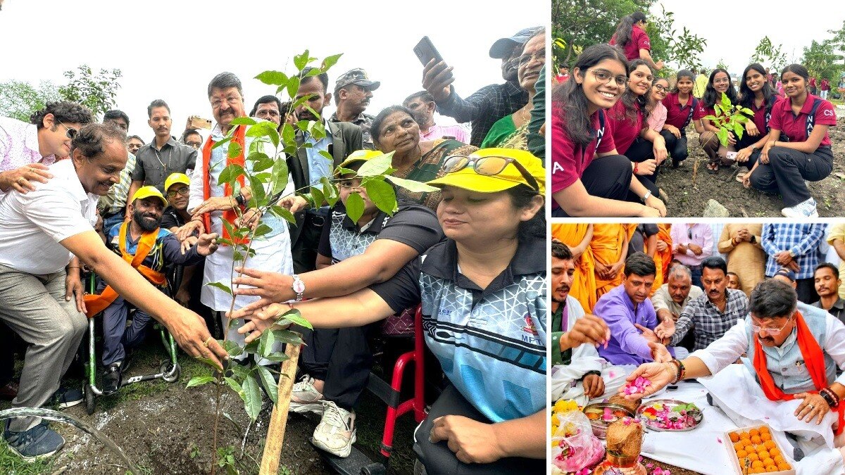 इंदौर में 'एक पेड़ मां के नाम' अभियान.