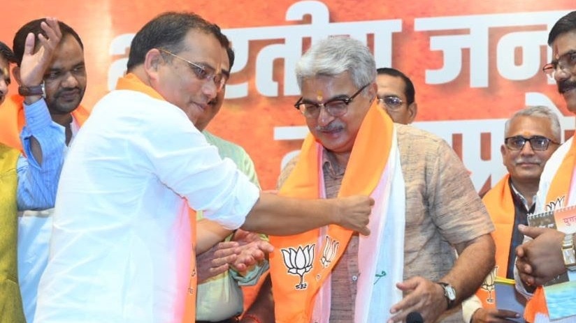 Rohit arya Former HC judge Joined BJP